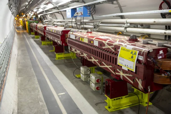 O Grande Colisor de Hádrons no CERN — Fotografia de Stock