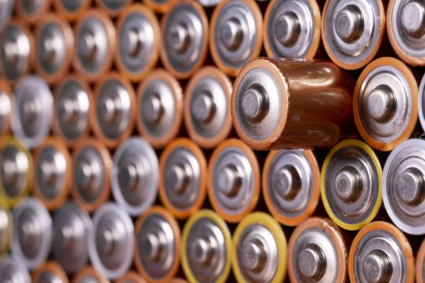 Meerdere AA-batterijen — Stockfoto