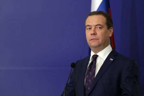 Russische eerste minister Dmitri Medvedev — Stockfoto