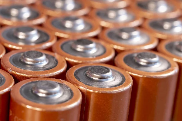 Meerdere AA-batterijen — Stockfoto