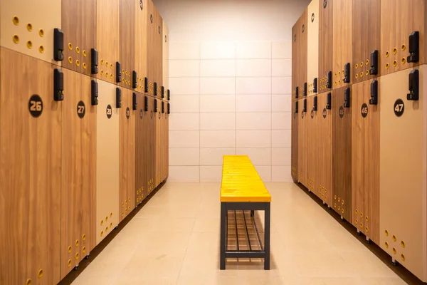 A changing room, locker room, dressing room or changeroom is a room or area designated for changing one's clothes.