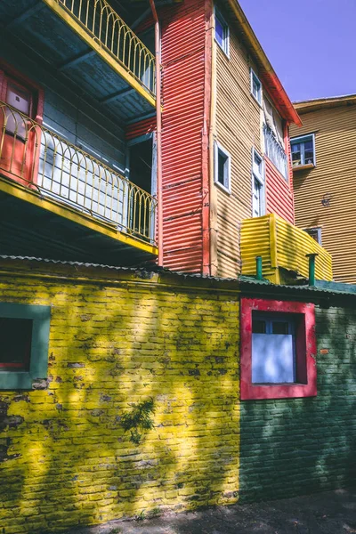 Colorful street of La Boca, Buenos Aries — Stock Photo, Image