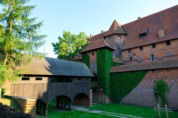 Castello Teutonico Malbork Polonia — Foto Stock