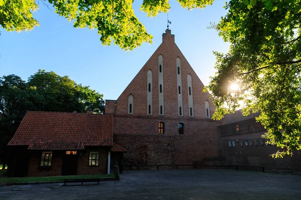 Castello Teutonico Malbork Polonia — Foto Stock