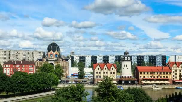 Timelapse Halászati Falu Kaliningrad Oroszország — Stock videók