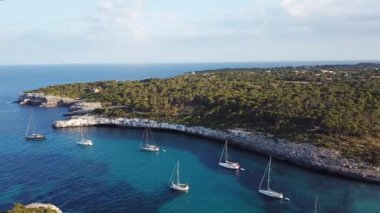 Anteni: Plaj, Cala Mondrago Mallorca, İspanya