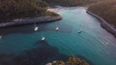 Anteni: Plaj, Cala Mondrago Mallorca, İspanya