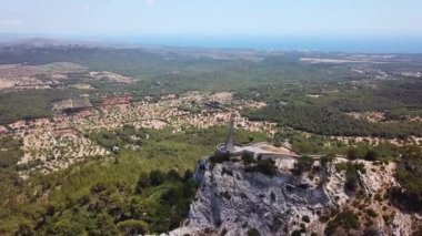 Anteni: Holy Cross Mallorca, İspanya üzerinde aziz Salvador dağ