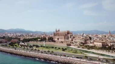 Hava: Palma de Mallorca, İspanya Cityscape