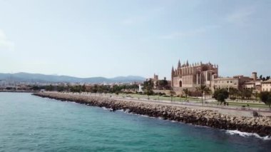 Hava: Palma de Mallorca, İspanya Cityscape