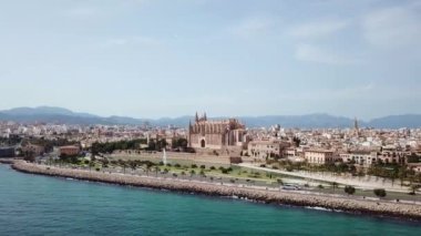 Hava: Palma de Mallorca, İspanya Cityscape