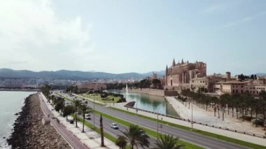 Hava: Palma de Mallorca, İspanya Cityscape