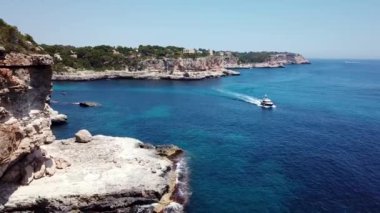 Anteni: Doğal kemer yakın Cala Santanyi Mallorca, İspanya