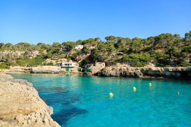 Cala Llombards beach Mallorca, İspanya