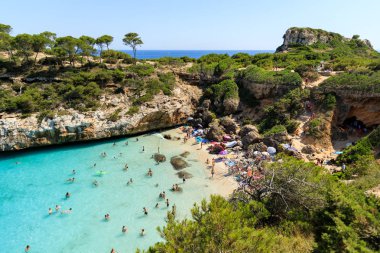 Cala beach des Moro Mallorca, İspanya
