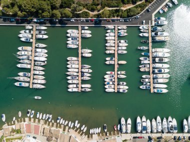 Hava: Cala D'Or tatil beldesi Mallorca, İspanya İskelesi