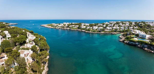 Aerial Cala Resort Town Majorque Espagne — Photo