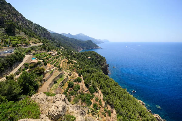 Paesaggio Della Costa Occidentale Maiorca Spagna — Foto Stock