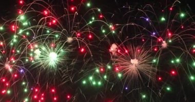 Fireworks gece gökyüzü arka planı göster