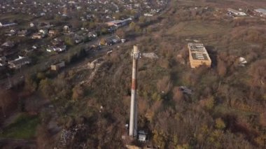 Anteni: Kamianka, Ukrayna, terk edilmiş şeker fabrikası Güz
