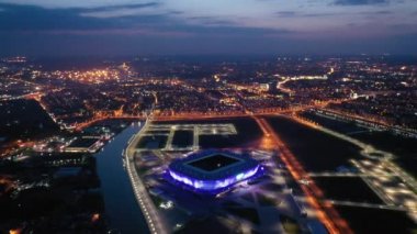 Havadan: Geceleri Kaliningrad stadyumu
