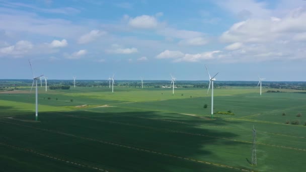 農業分野の風力発電所 — ストック動画