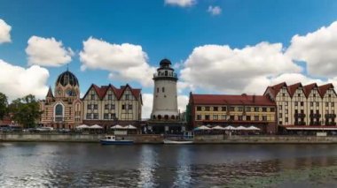 Kaliningrad Balıkçı Köyü, Rusya, zaman atlamalı
