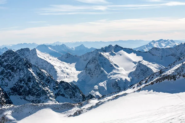 Belle Vue Sur Les Alpes Autriche Stubai — Photo