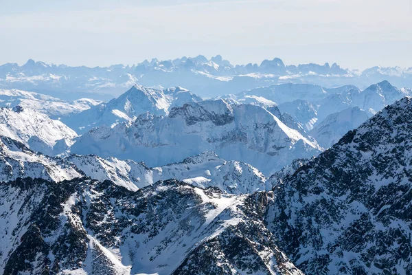 Alp Dağlarının Görkemli Manzarası Avusturya Stubai — Stok fotoğraf