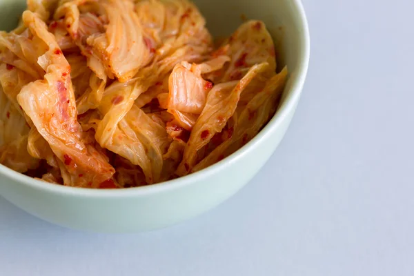 Kimchi Col Tazón Comida Fermentada Tradicional Coreana Muy Popular —  Fotos de Stock