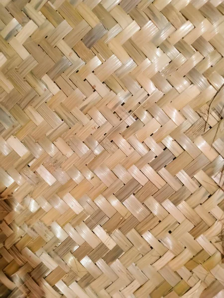 美しく見える手作りの竹マット — ストック写真