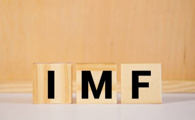 IMF Beyaz Arkaplanda Ahşap Döşeme ile İzole Edildi.
