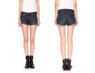 şort ve botlar kadın bacakları