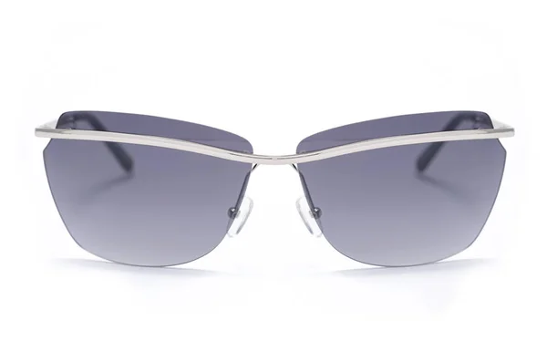 Damensonnenbrille Eisernen Rahmen Isoliert Auf Weiß — Stockfoto