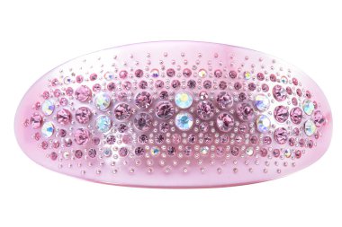 pembe barrette beyaz izole