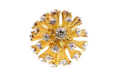 beyaz bir arka plan üzerinde güneşin şeklinde broş