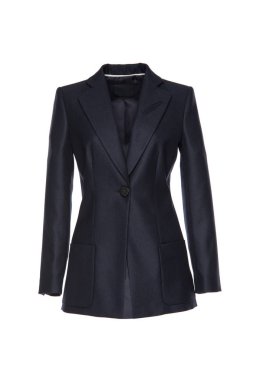 Kadın ceket beyaz bir arka plan üzerinde