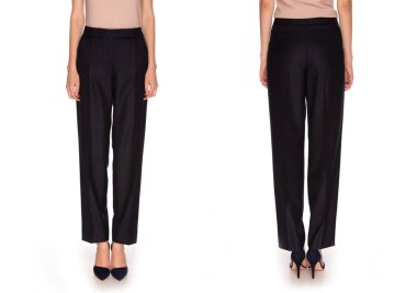 pantolon ve yüksek topuk ayakkabı kadın bacakları