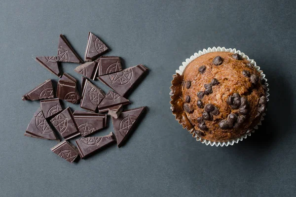 Muffin Chocolat Chocolat — Photo