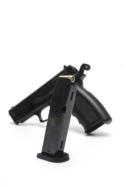 Pistol Butiken Bakgrunden Pistol — Stockfoto