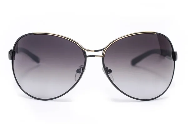 Óculos Sol Masculinos Armação Metálica Isolada Sobre Branco — Fotografia de Stock