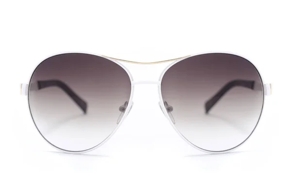 Sunglasses Iron Frame Brown Glass Isolated White — Stock Photo, Image