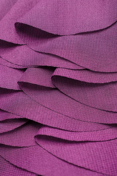 Texture Layering Wavy Purple Fabric — Stock Photo, Image