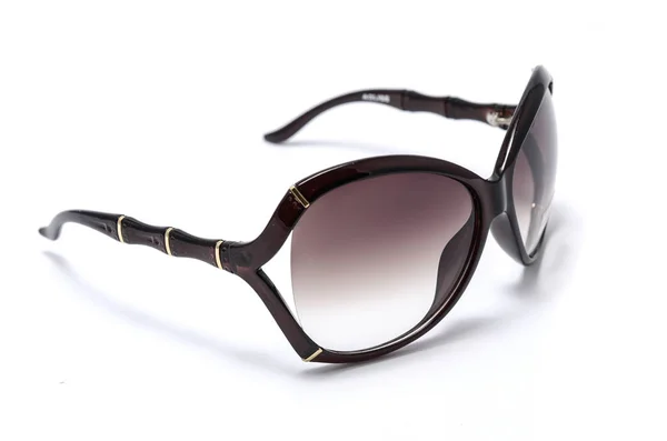 Frauensonnenbrille Mit Braunem Glas Isoliert Auf Weißem Hintergrund — Stockfoto