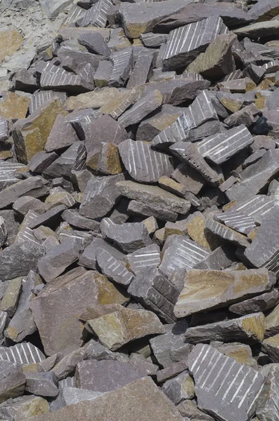 Granite Broken Quarry Texture — Stock Photo, Image