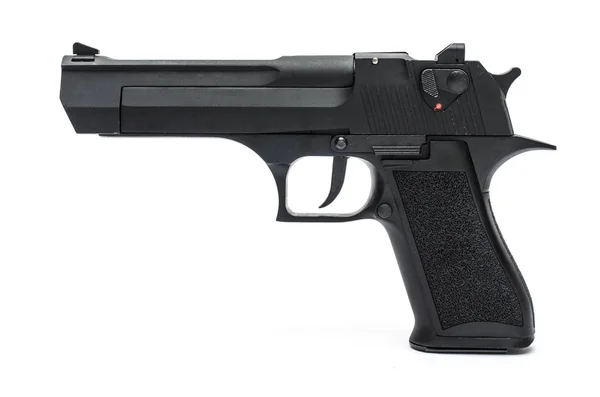 Pistola Automatica Nera Handgu — Foto Stock