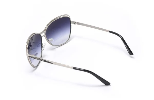 Women Sunglasses Brown Glass Isolated White — Stock Photo, Image