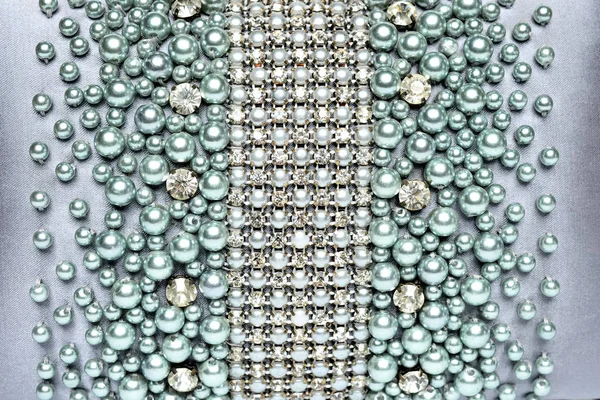 Texture Diamonds Beads — Stock Photo, Image