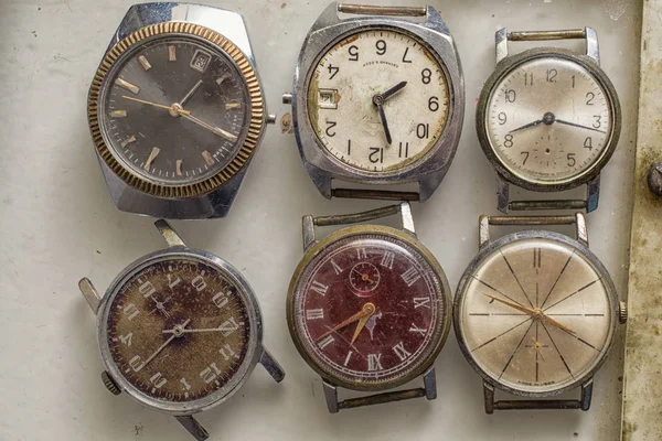 Alguns Relógios Antigos — Fotografia de Stock