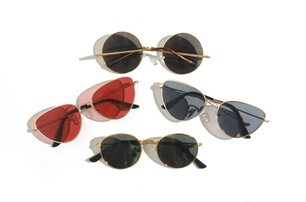 Sunglasses Set Cat Eye Trend 2018 2019 — Stock Photo, Image